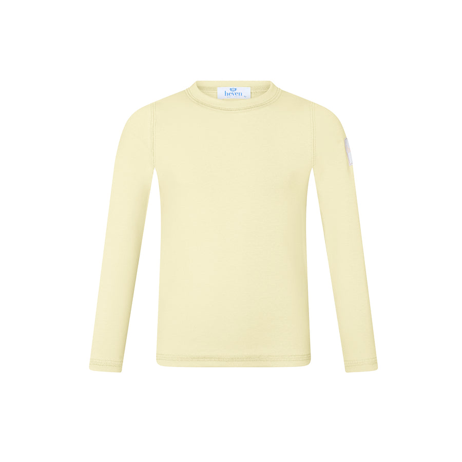 Yellow Heven Girls Long Sleeve Logo Tee.