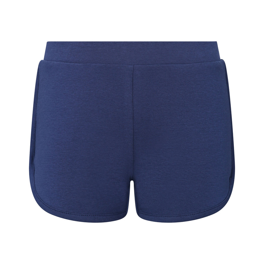 royal blue cotton kids track shorts