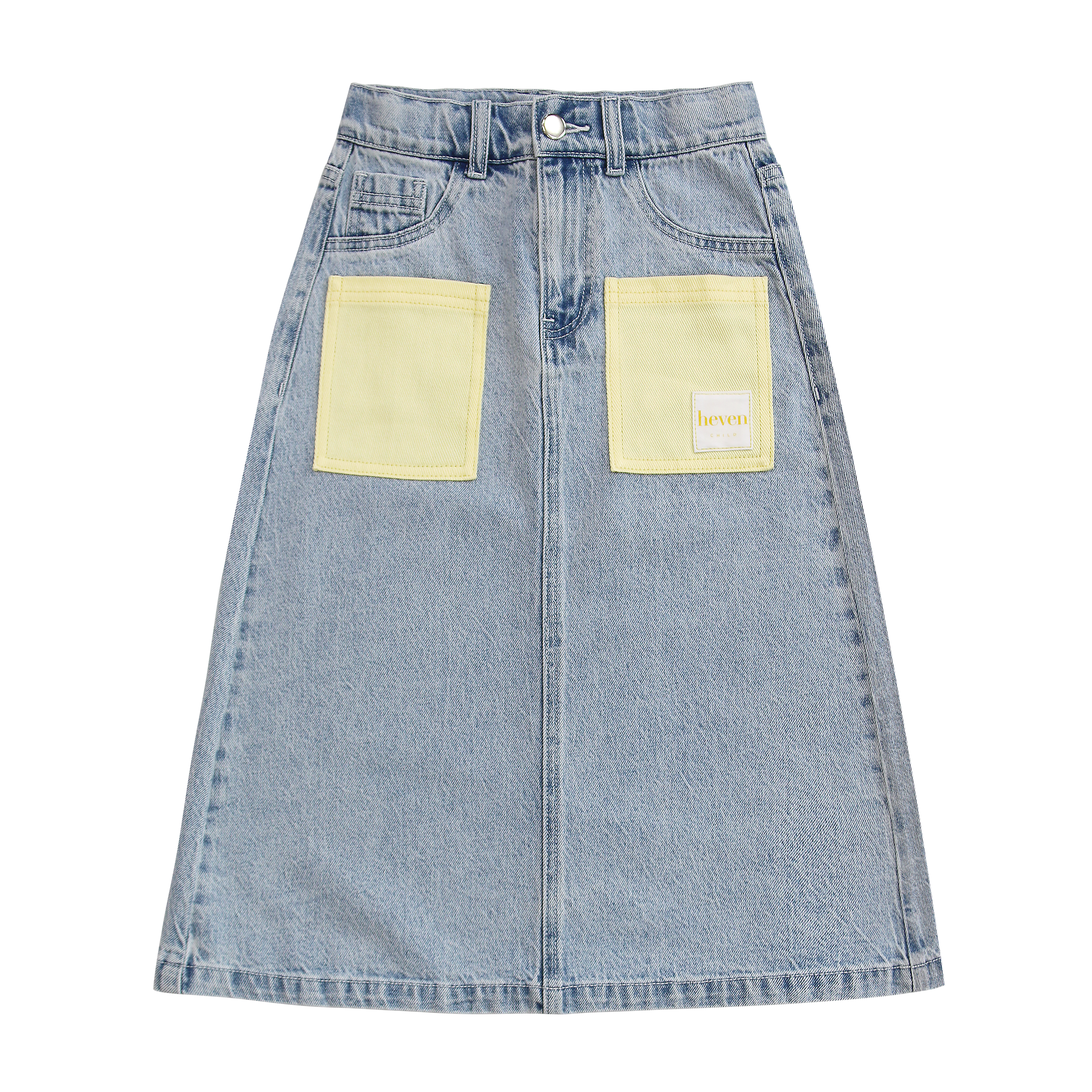 midi skirt with pocket