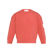 Red sweatshirt on a white background