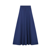 royal blue girls cotton maxi skirt