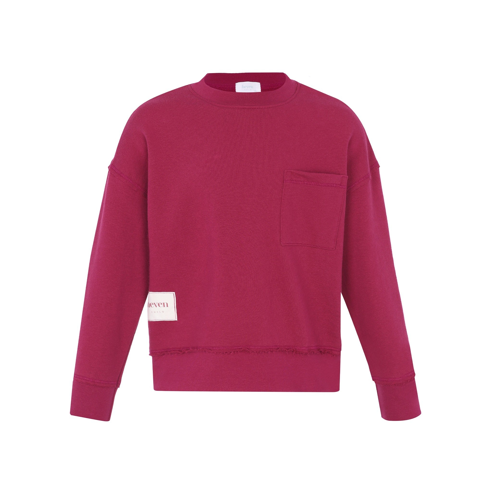 French Terry Fuschia sweatshirt