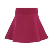 Fuschia short skirt in french terry